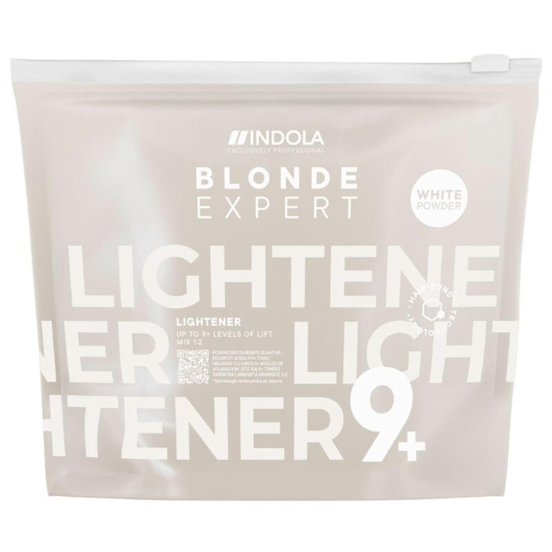 Decoloración Blonde Expert Lightener 9+ Blanca Indola 450 g – polvo decolorante profesional de alto poder aclarador
