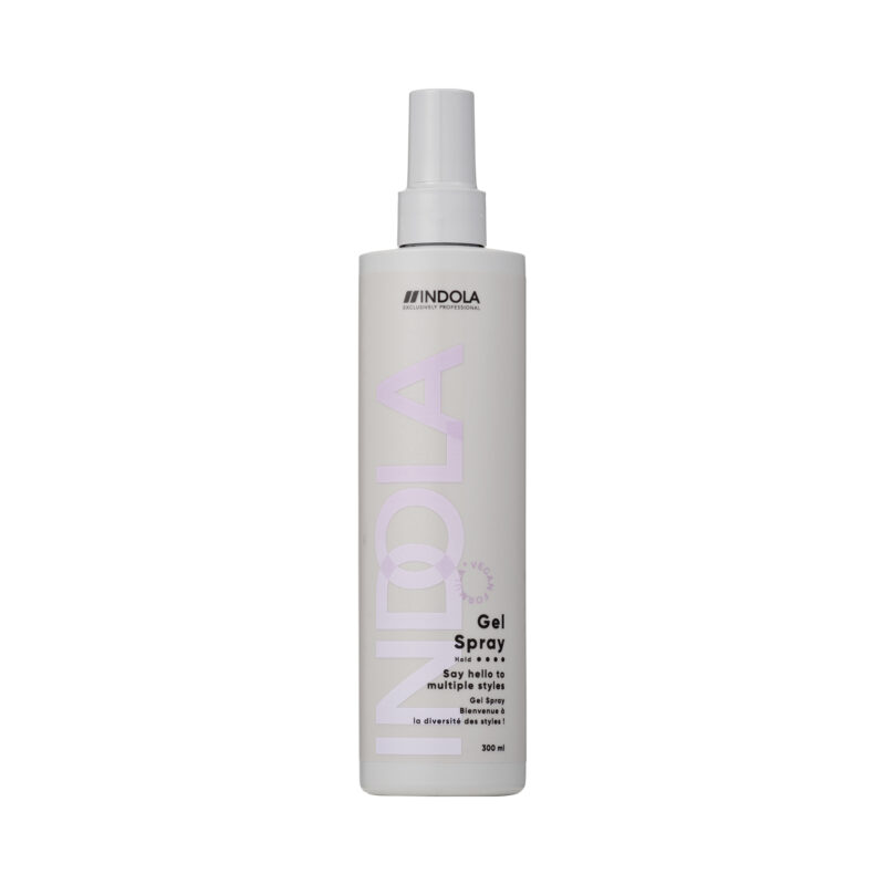 Gel en Spray Indola 300ml – peinados definidos y de larga duración