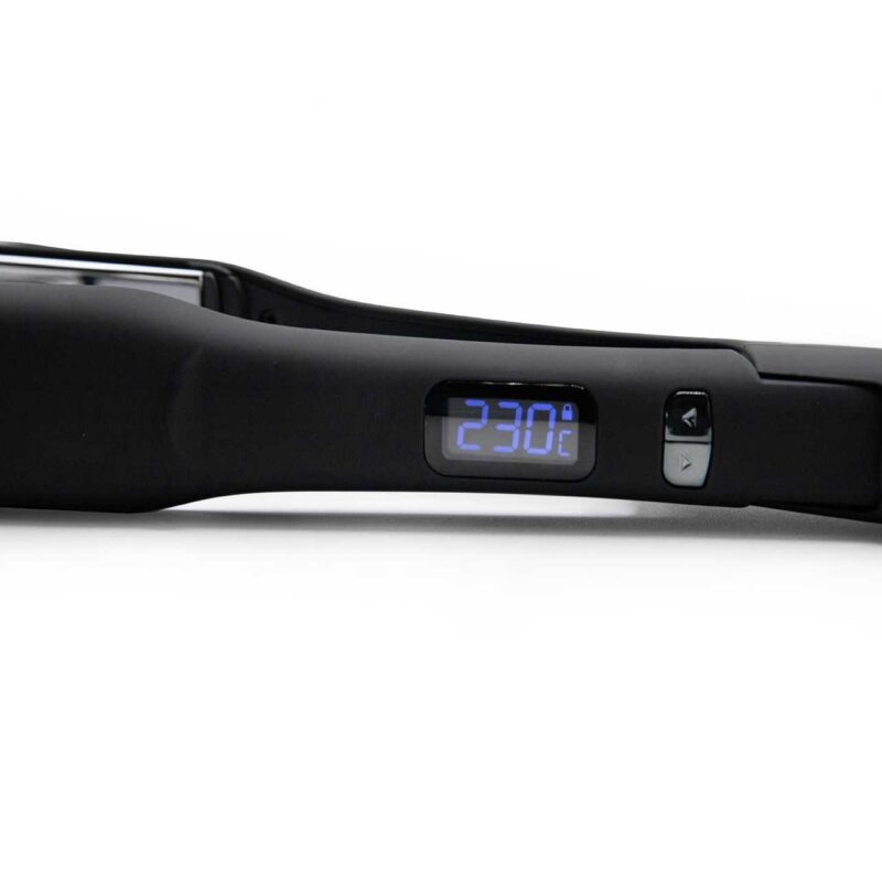 Plancha C-Extreme Black Corioliss – plancha profesional de titanio con control digital y tecnología iónica