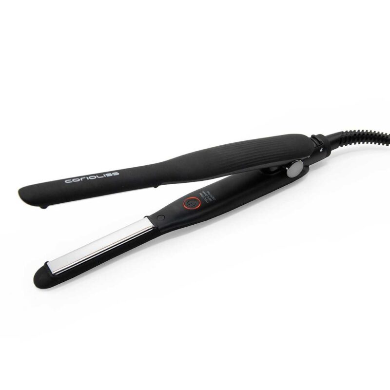 Plancha de Pelo C-Slim Black Corioliss – plancha profesional estrecha de titanio para alisado y definición precisa