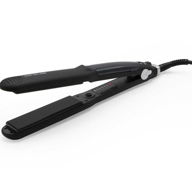 Plancha C-Steam Corioliss + Argan Shine 250 ml – plancha profesional de vapor con tratamiento capilar nutritivo