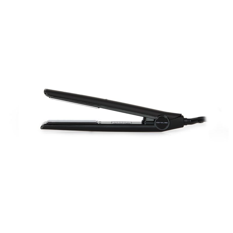 Plancha de Pelo C1 Black Soft Touch Copper Corioliss – plancha profesional de titanio con control térmico y acabado cobre