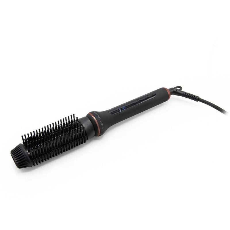 Hot Brush Black Copper Corioliss – cepillo alisador profesional con tecnología iónica y control de temperatura