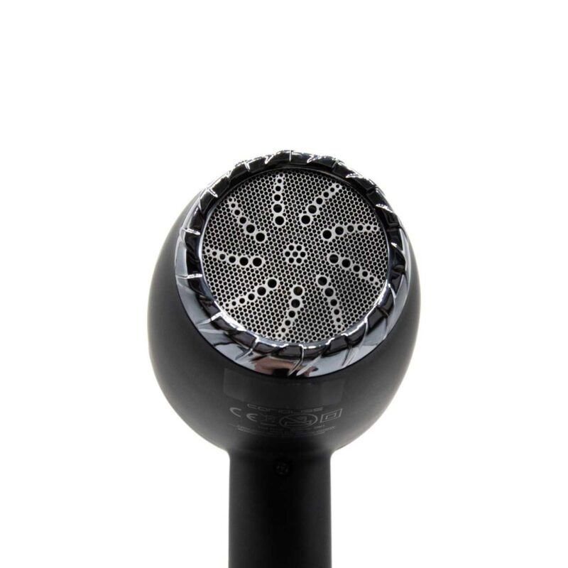 Secador Flow Power Black Chrome Corioliss – secado rápido y control térmico