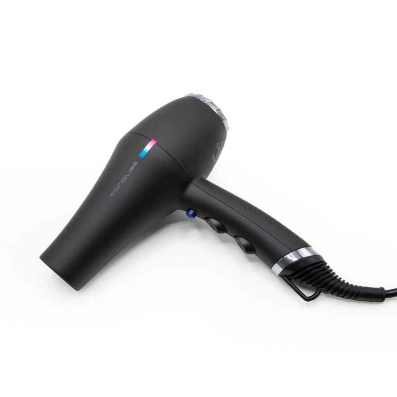 Secador Flow Power Black Chrome Corioliss – secado rápido y control térmico