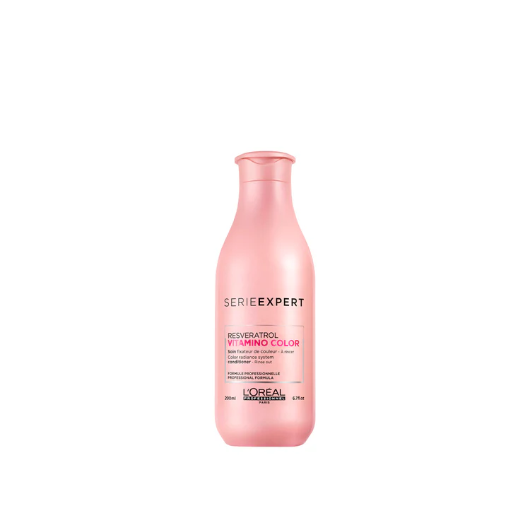 Acondicionador Vitamino Color Serie Expert L’Oréal Professionnel 200 ml – acondicionador profesional protector del color y brillo intenso
