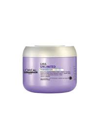 Mascarilla Liss Unlimited Serie Expert L’Oréal Professionnel 200 ml – tratamiento profesional alisador y anti-frizz para cabello encrespado