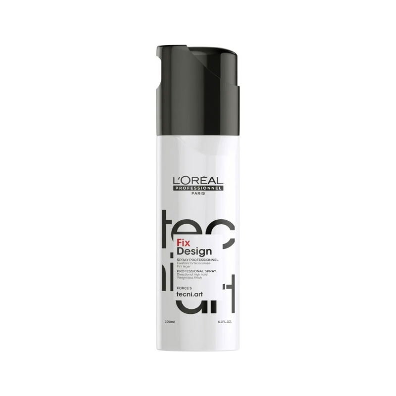 Spray Fix Design Tecni.Art L’Oréal Professionnel 200 ml – spray profesional de fijación fuerte y acabado brillante