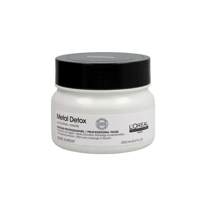 Mascarilla Metal Detox Serie Expert L’Oréal Professionnel 250ml – tratamiento profesional purificante y protector del color