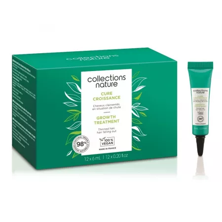 Ampollas de volumen y anticaída Eugène Perma Nature 12x6 ml – tratamiento profesional fortalecedor con ingredientes naturales