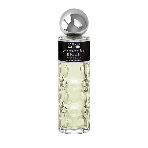 Perfume Armonia Black Saphir – fragancia masculina elegante e intensa