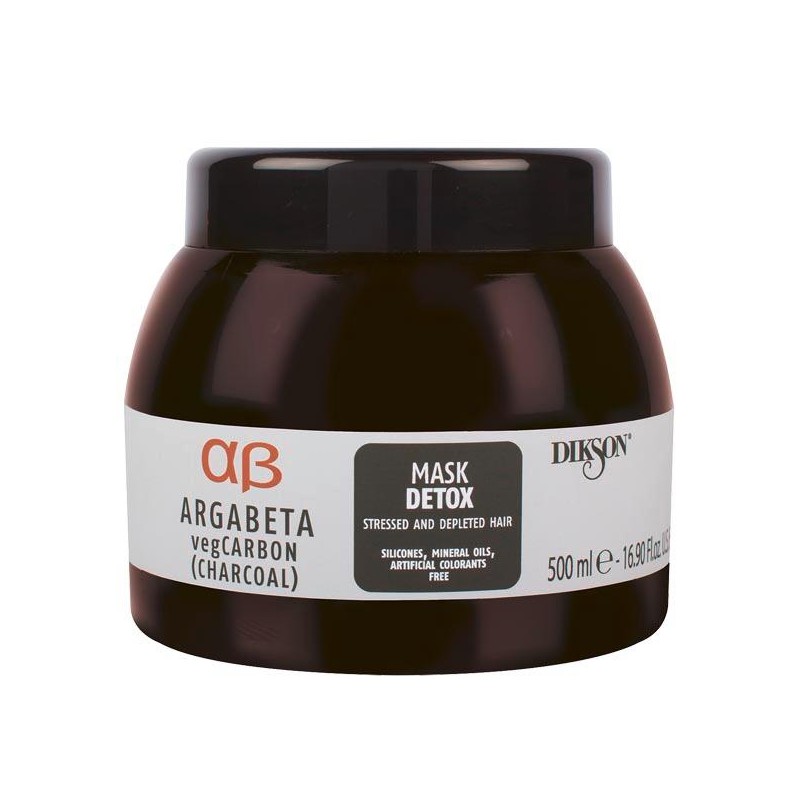 Mascarilla Detox Argabeta 500 ml – tratamiento profesional purificante y revitalizante para el cabello