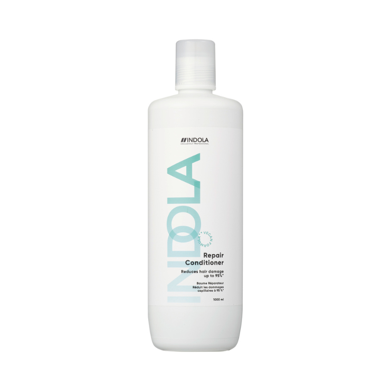 Acondicionador reparador Indola 1000 ml – tratamiento profesional para cabello dañado o quebradizo