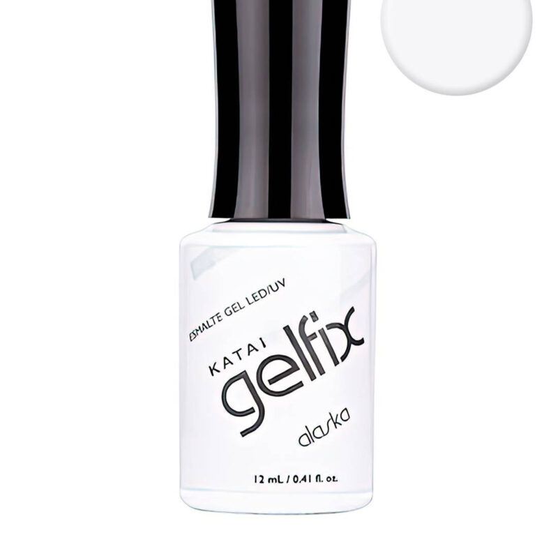 Esmalte semipermanente de uñas Alaska Gelfix Katai, esmalte profesional de larga duración con color intenso y acabado brillante.