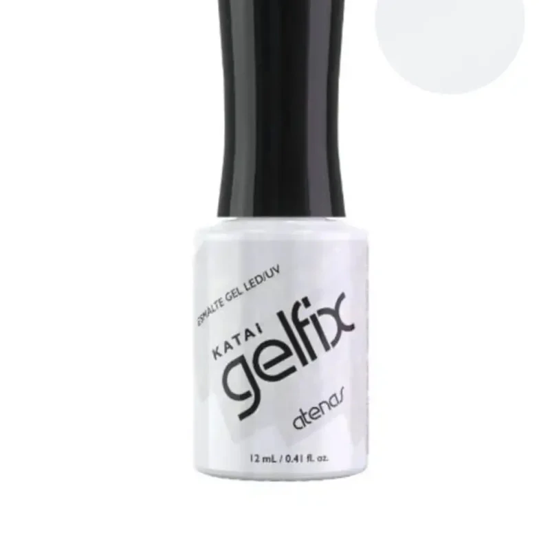 Esmalte semipermanente de uñas Atenas Gelfix Katai, color duradero con acabado profesional brillante para una manicura perfecta.