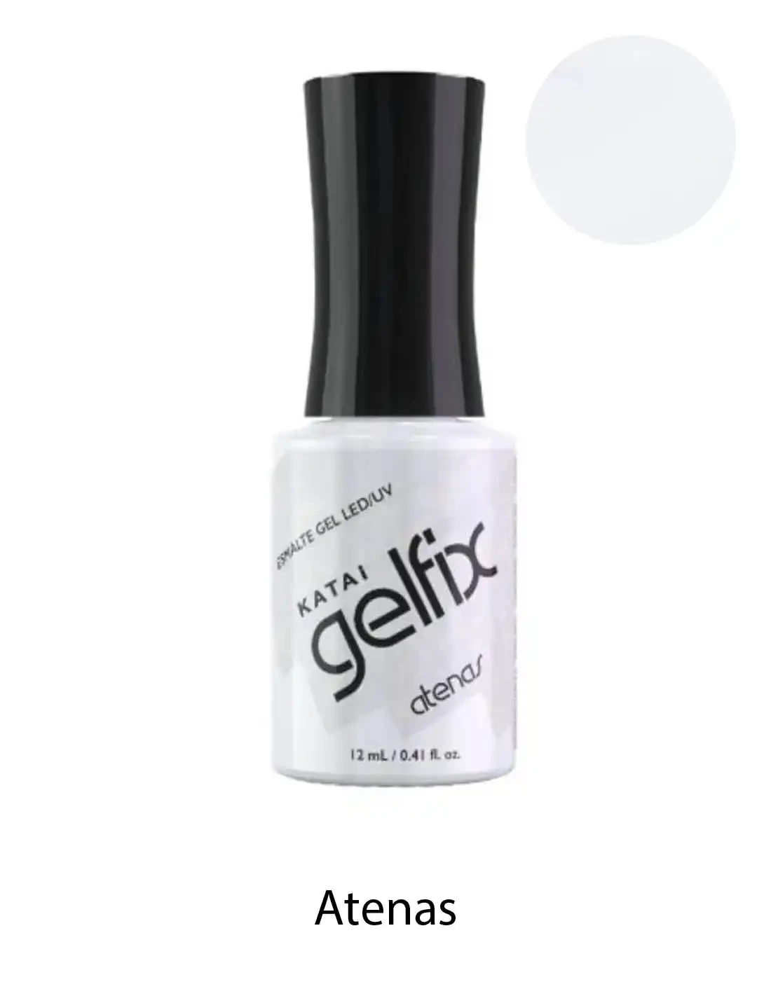 Esmalte semipermanente de uñas Atenas Gelfix Katai, color duradero con acabado profesional brillante para una manicura perfecta.