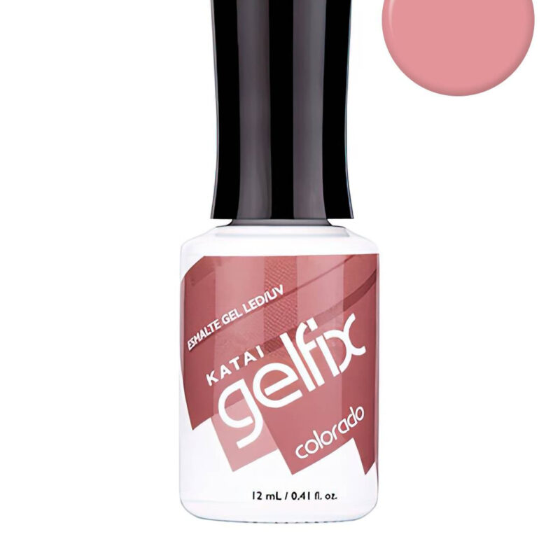 Esmalte semipermanente de uñas Colorado Gelfix Katai, esmalte profesional de larga duración con color intenso y acabado brillante.