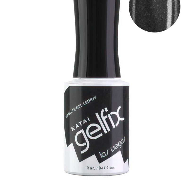 Esmalte semipermanente de uñas Las Vegas Gelfix Katai, esmalte profesional de larga duración con color vibrante y acabado brillante.