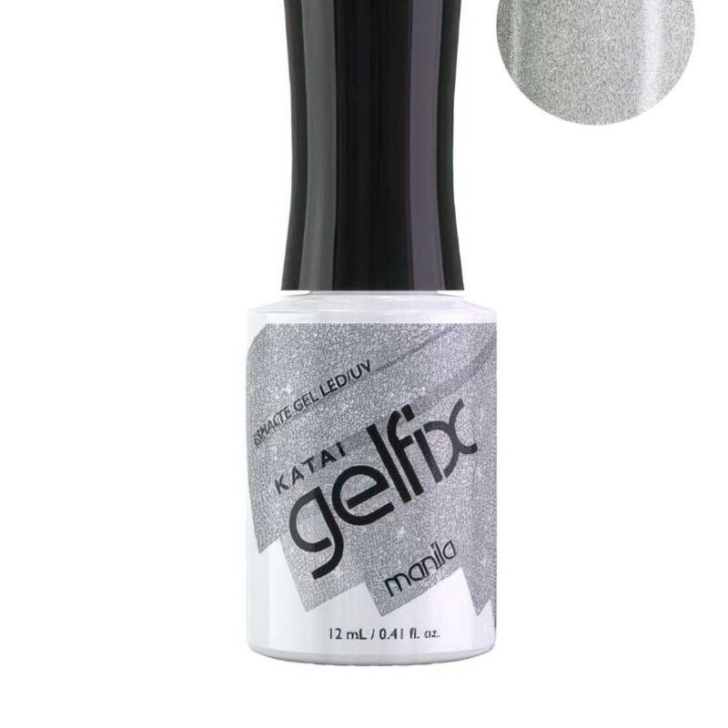 Esmalte semipermanente de uñas Manila Gelfix Katai, color vibrante de larga duración con acabado profesional brillante.