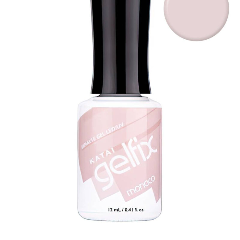 Esmalte semipermanente de uñas Mónaco Gelfix Katai, color duradero con acabado profesional brillante para una manicura perfecta.