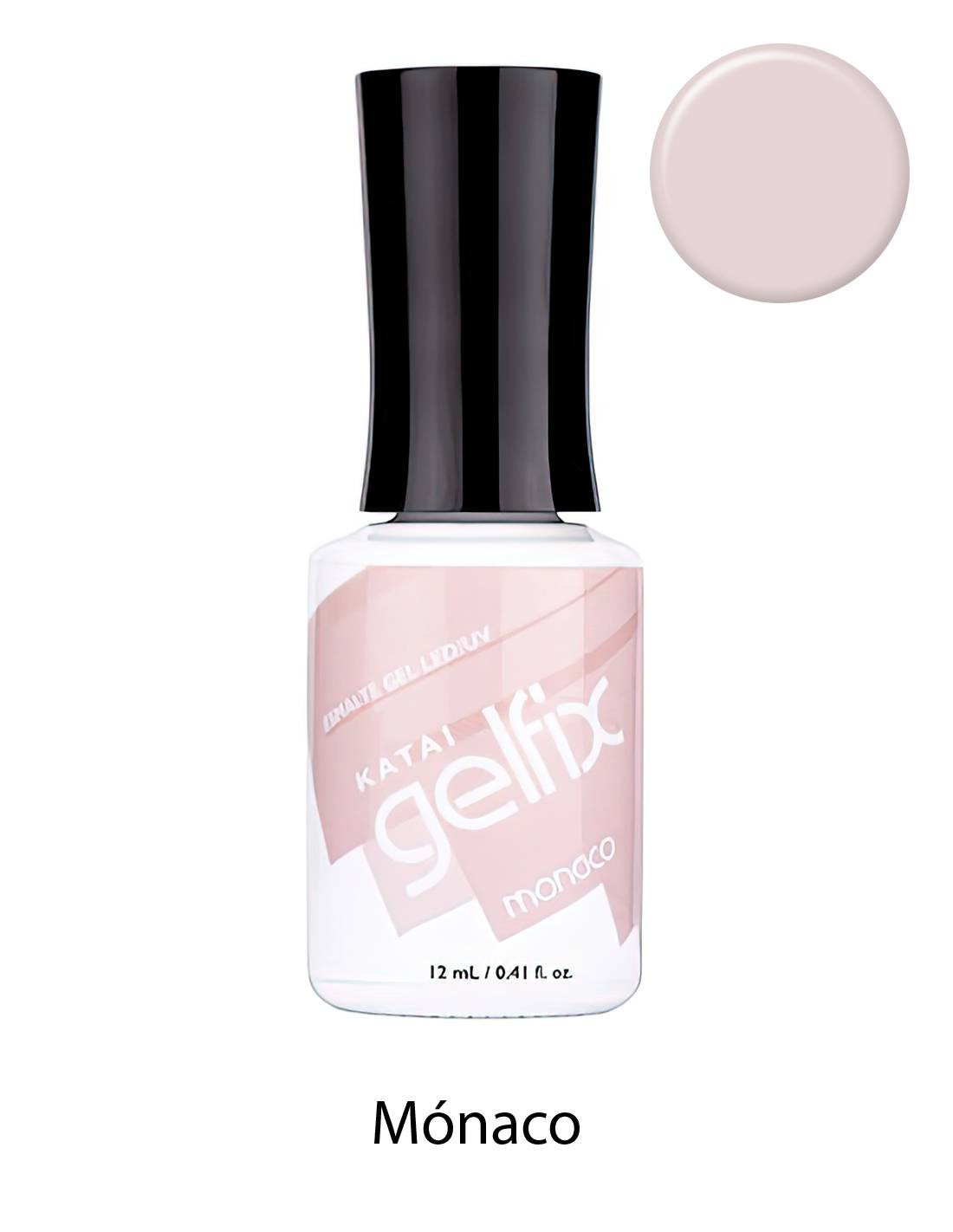 Esmalte semipermanente de uñas Mónaco Gelfix Katai, color duradero con acabado profesional brillante para una manicura perfecta.