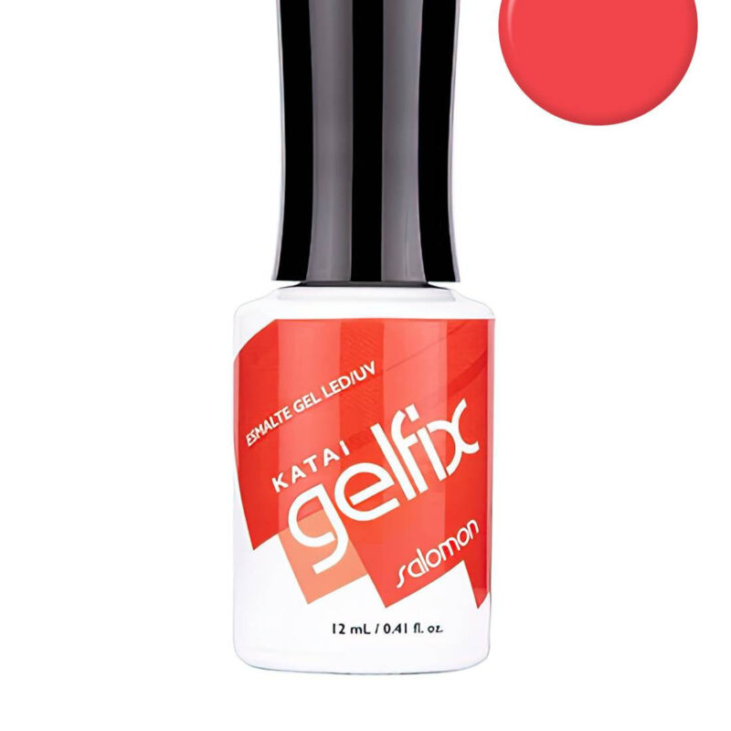 Esmalte semipermanente de uñas Salomon Gelfix Katai, color duradero con acabado profesional brillante para manicura perfecta.