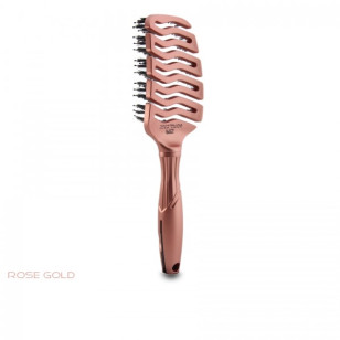 Cepillo de cerdas naturales Tanglim Flex Vent oro rosa Lim Hair – cepillo profesional para desenredar y aportar brillo