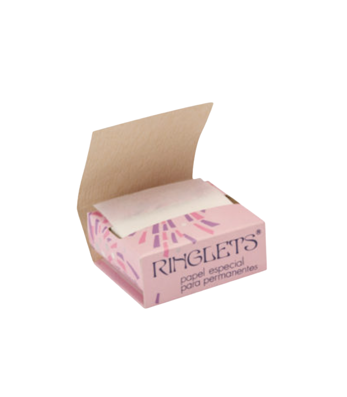Papel permanente Ringlets – librillo de papel profesional para servicios de permanente