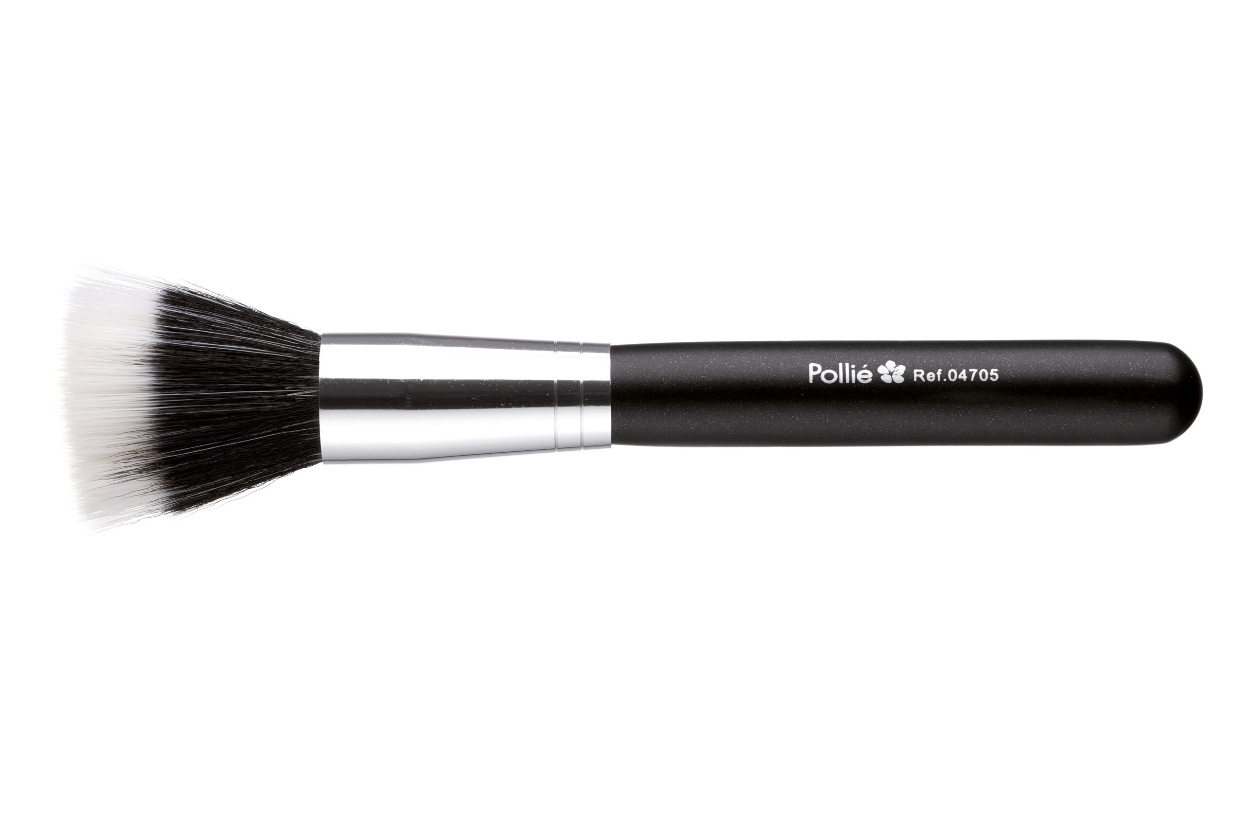 Pincel Kabuki despuntado Pollié – brocha profesional para maquillaje y polvos