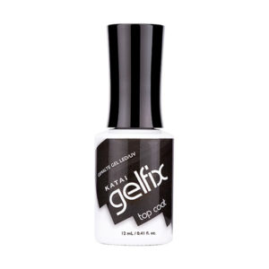 Esmalte semipermanente Top Coat Gelfix Katai, acabado profesional brillante para uñas con mayor duración y protección del color.