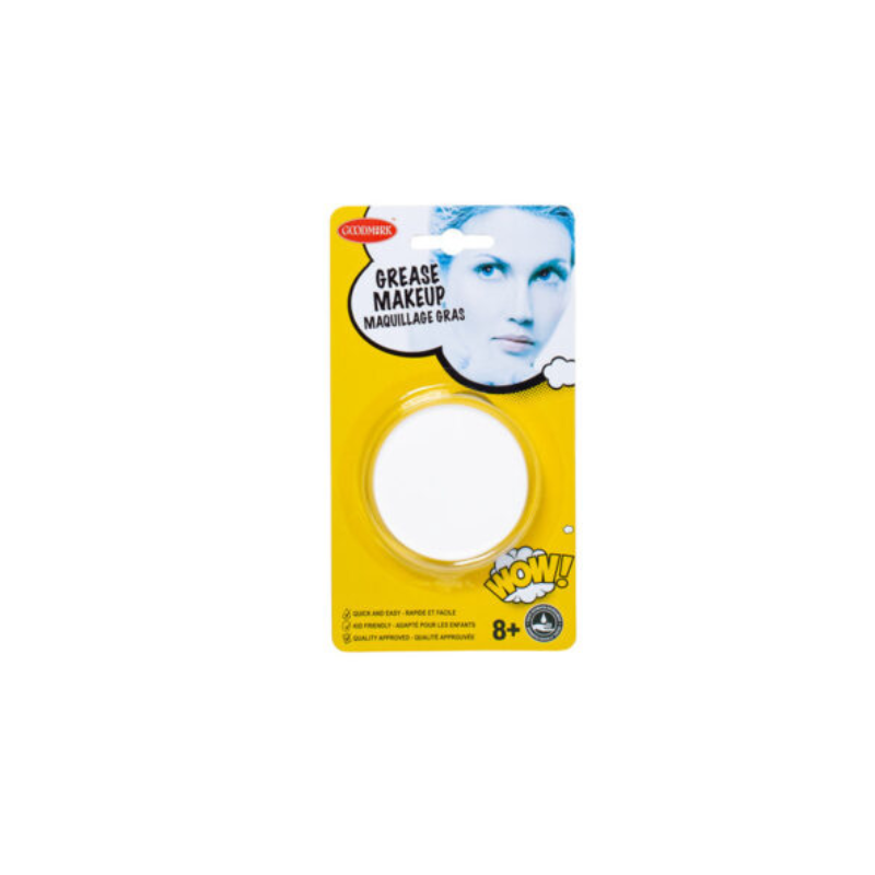 Maquillaje de Carnaval Cremoso Blanco Goodmark 14gr – maquillaje blanco para disfraces y efectos creativos