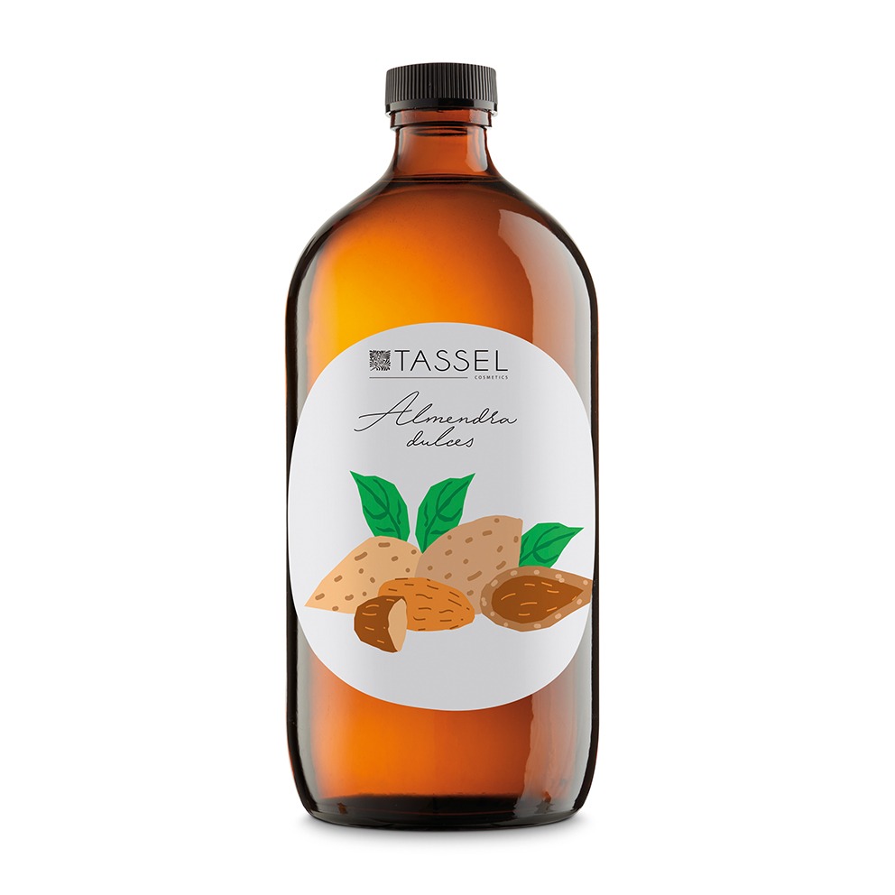 Aceite para Masaje de Almendras Tassel 1000 ml – aceite corporal nutritivo para masajes profesionales