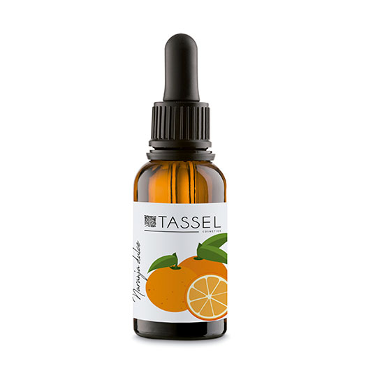 Aceite Esencial Naranja Dulce Tassel 30 ml – aceite aromático puro para aromaterapia, masajes y bienestar