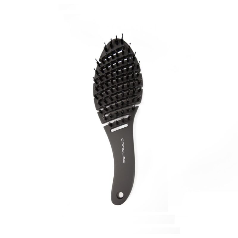 Cepillo The Vent Brush Black Corioliss – cepillo ventilado profesional para secado rápido y control del peinado